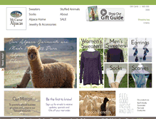 Tablet Screenshot of mtcaesaralpacas.com